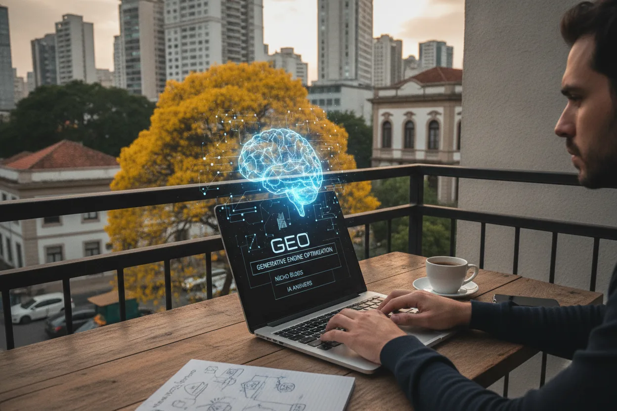 Blogs de nicho e GEO generative engine optimization